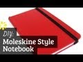 DIY Moleskine Style Notebook | Case Bookbinding Tutorial | Sea Lemon