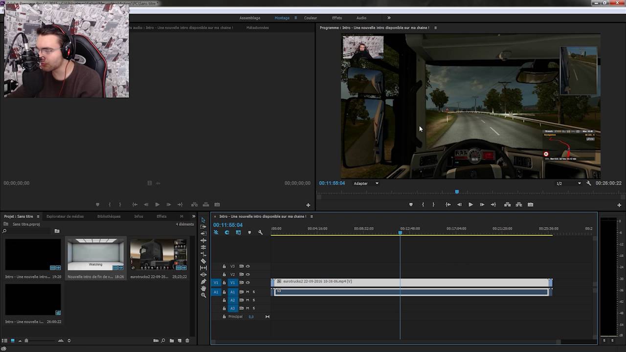 TUTO - Comment enlever les bandes noir sur Première Pro ! - YouTube