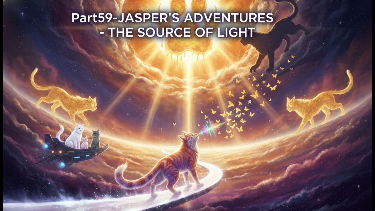 cat-family-Part59--JASPER'S ADVENTURES - THE SOURCE OF LIGHT