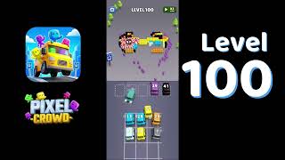 Pixel Crowd Level 100 Walkthrough | Full Gameplay Solution | Go Answer