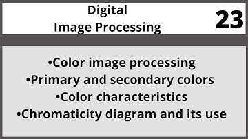 Color image processing|Digital Image Processing in Hindi Urdu LECTURE 23
