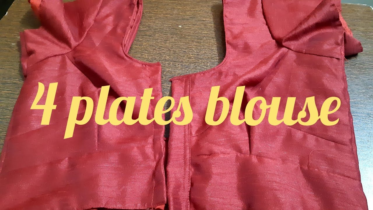 4 Plates Wala Blouse Part 2 Stiching YouTube