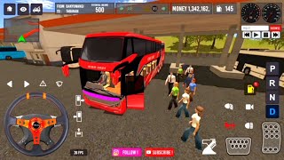 IDBS Bus Simulator - Bus Simulator Indonesia - New Bus Car Drive - Android Gameplay - Driver Gaming screenshot 5