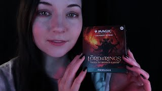 ASMR Magic the Gathering Unboxing ⭐ Lord of the Rings Prerelease ⭐ Soft Spoken screenshot 5