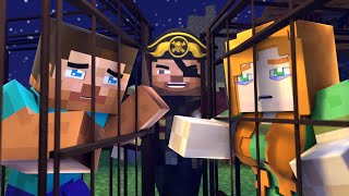 The minecraft life of Steve and Alex | Evil Pirates | Minecraft animation