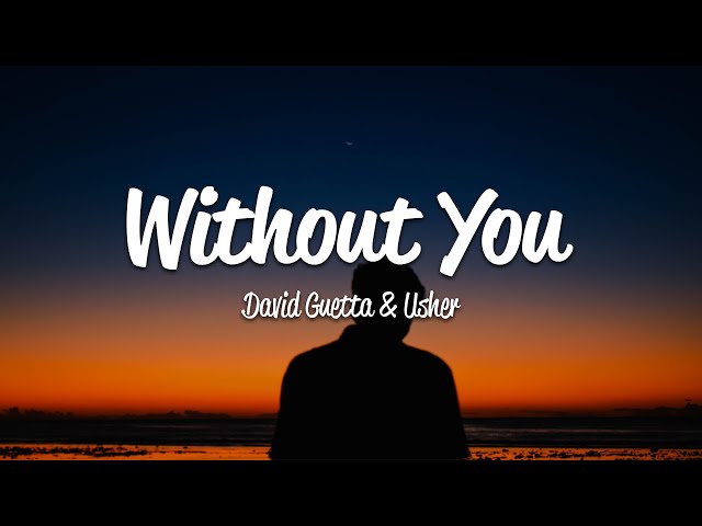 David Guetta - Without You (Lyrics) ft. Usher class=