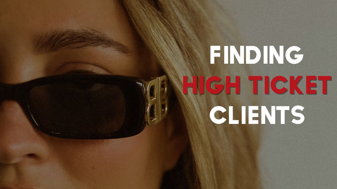 How to Find HIGH TICKET CLIENTS as a Web Designer - YouTube