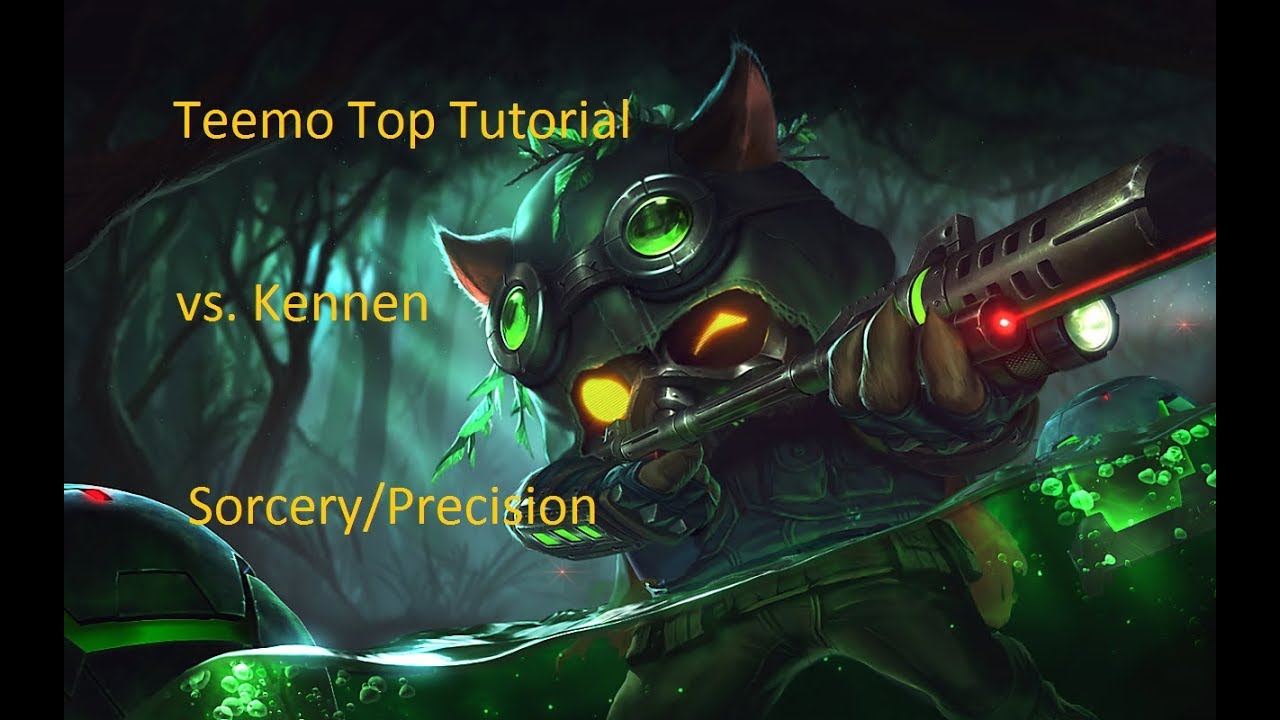 Teemo Top vs. Kennen - League of Legends game commentary - Teemo tutorials