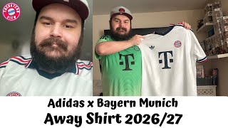  FC BAYERN MUNICH SHIRT AWAY 2026-27 - Unboxing/Review + Try On!