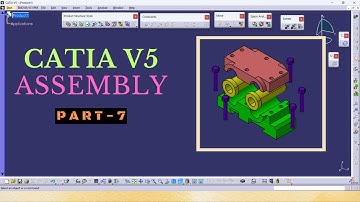 CATIA V5 Assembly Tutorials Part-7 | Double Bearing Assembly with Part Design