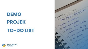 DEMO PROJEK PYTHON TO-DO LIST | Projek to-do list python gratis code | 2023