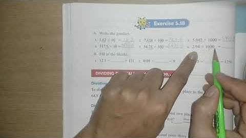 Decimals|Class 5 Maths|Chapter-5|Living Maths|Exercise 5.18
