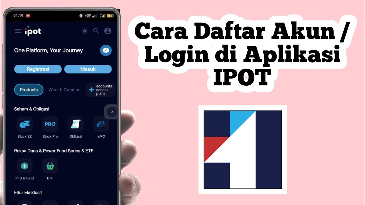 Cara Daftar Akun di Aplikasi Ipot | Cara Login di Aplikasi Ipot - YouTube