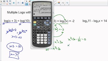How to Solve Logarithmic Equations (Alg 2T Ch 4.5.2)