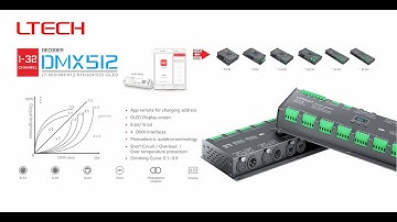 LTECH 32CH DMX RDM decoder (UL,FCC,CE,RoHS certified)