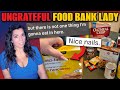 FREE FOOD MELTDOWN — Ungrateful Food Bank Lady Goes VIRAL