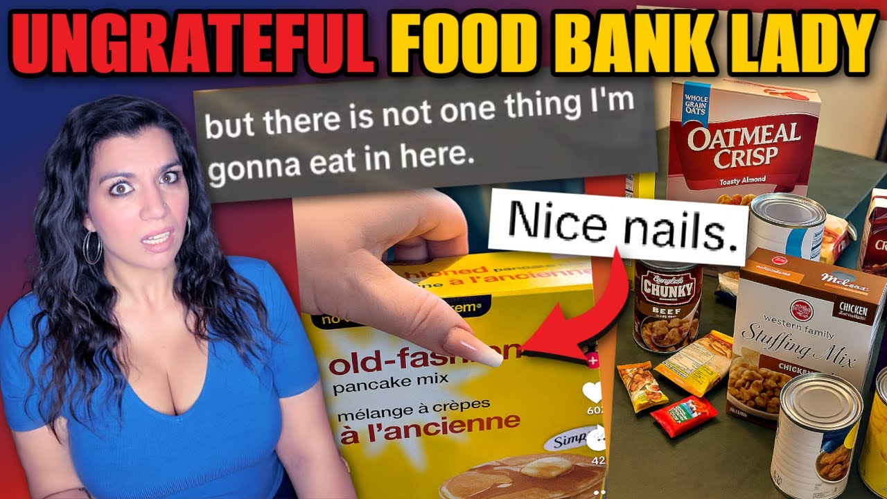 FREE FOOD MELTDOWN — Ungrateful Food Bank Lady Goes VIRAL