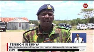 Four motorcycles burnt following clashes between two rival groups in Isinya