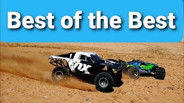 Traxxas Monster Slash 4x4 vs Rustler 4x4 Ultimate Bash Best of the Best Big Air Backflips bumps jump