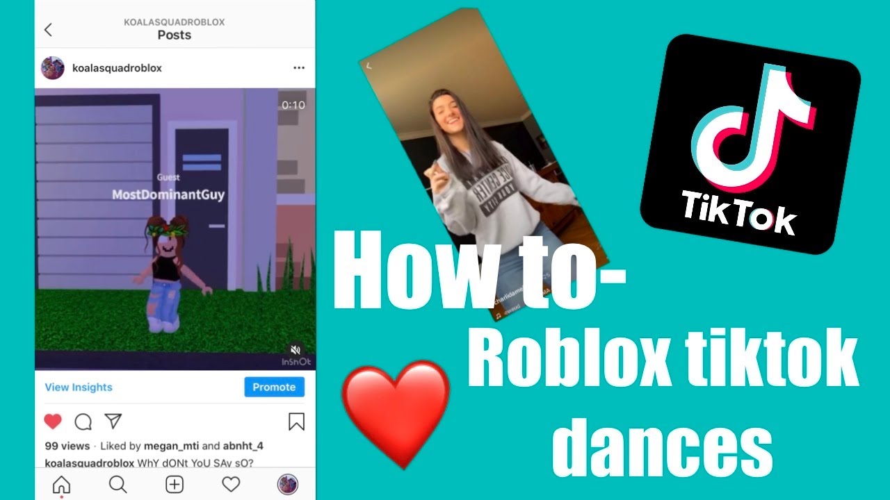 How To Make Roblox Tiktok Dances YouTube 