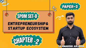 CA Final SPOM Set D | Paper 3 | Chapter 2 | Exam Oriented Batch | CA Himanshu Adlakha (AIR 35 & 48)