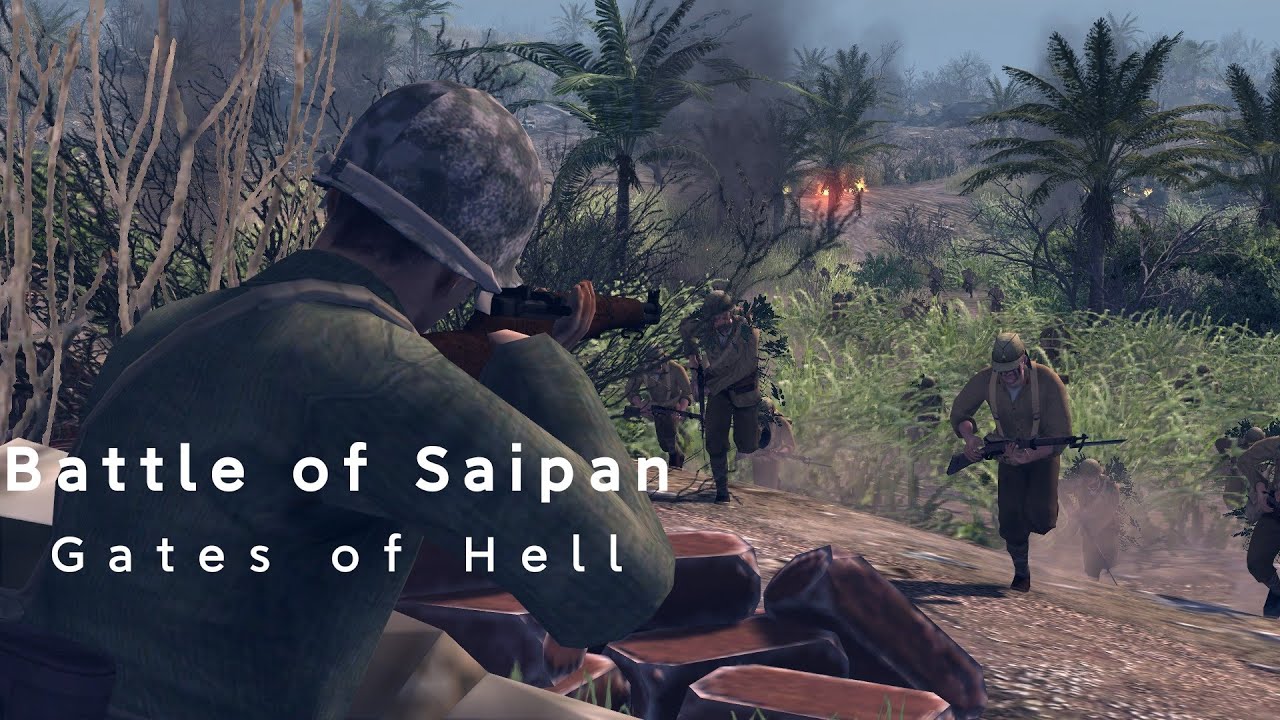 Battle of Saipan - Gates of Hell Cinematic Battle