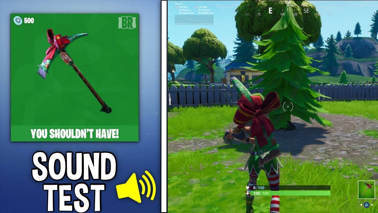 Can we please have an option to play the sound of the pickaxe in