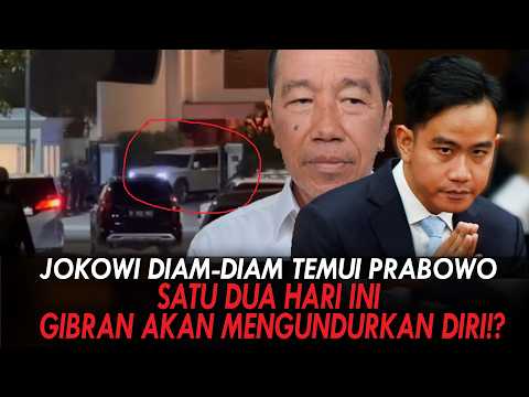 JOKOWI SECRETLY MEETS PRABOWO. WILL GIBRAN RESIGN IN A DAY OR TWO!?