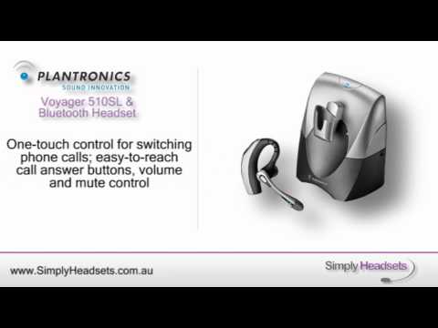 Plantronics Voyager 510SL & Bluetooth Headset Video Overview