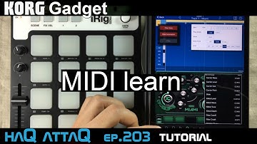 KORG Gadget MIDI learn │ Tutorial - haQ attaQ 203