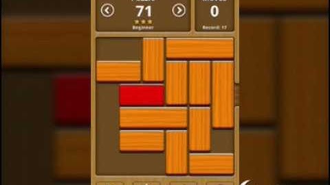 Unblock Me FREE Beginner level 71