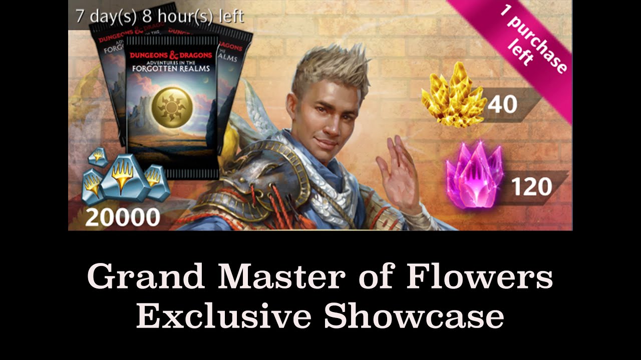 Grand Master of Flowers - Excluive Showcase  Magic the Gathering Puzzle  Quest 