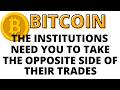 Bitcoin Selloff to Resume Soon - Institutions Need You to Take the Opposite Side of Their BTC Trades