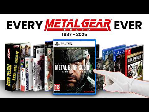 Unboxing Every Metal Gear Solid Game Ever (1987-2025) - YouTube
