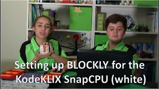 KodeKLIX Blockly Setup for SnapCPU 20M2 (white)