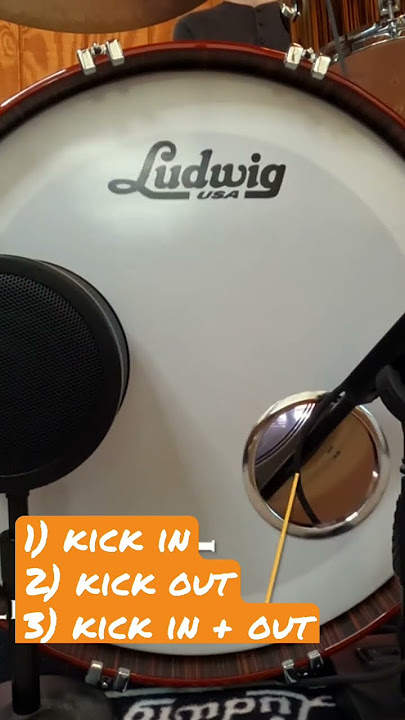 Kick in, out, or both? #shorts #drums #recording