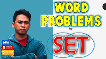 WORD PROBLEMS ON SET | VENN DIAGRAM | TAGALOG