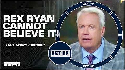 🚨 ‘EMBARRASSMENT!’ 🚨 Rex Ryan SOUNDS OFF on Bears vs. Commanders HAIL MARY! | Get Up