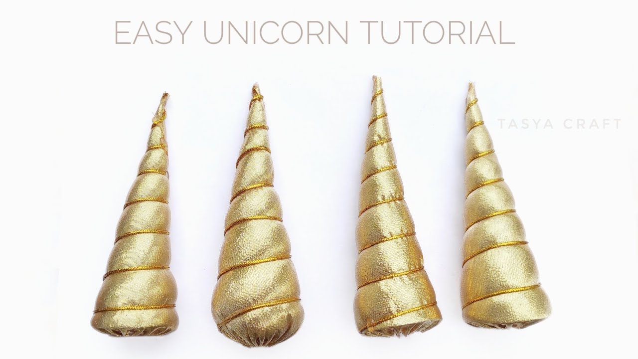 DIY Unicorn Horn Easy Tutorial 