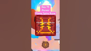 Day 75- Runes- Flame Spire Rune #roguelike #gaming #gamedev #indiegame #wizard  #gamedesign #dnd