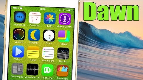 Dawn - iOS 7 Winterboard Theme