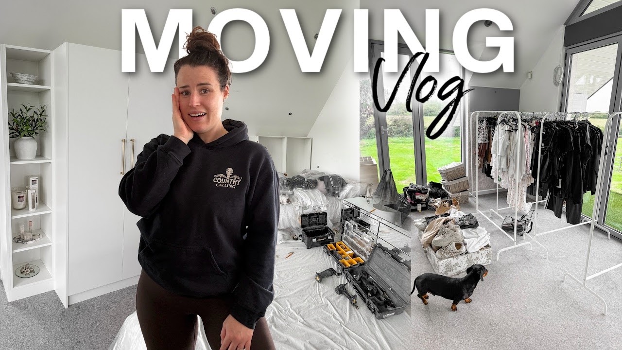 Revealing The Master Bedroom! Bespoke Wardrobe Build & Walk-in Wardrobe First Look | MOVING VLOG #8