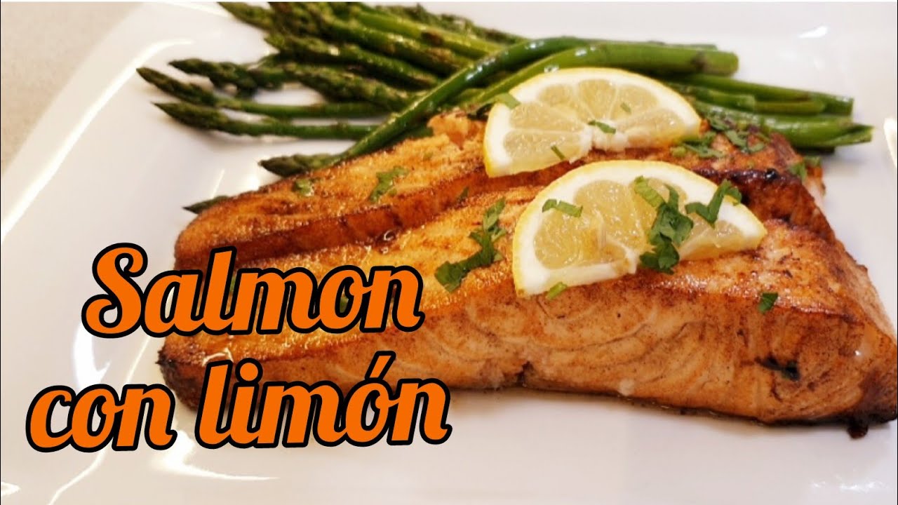 Receta de SALMÓN con salsa de LIMÓN y JENGIBRE