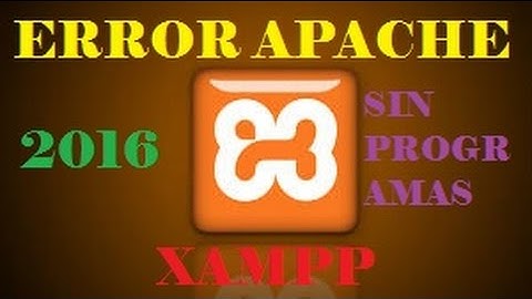 Solucionar Error de puerto Apache en Xampp (Super Facil)Sin programas