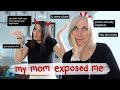 my mom reacts to people's assumptions about me...