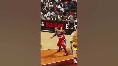 The drive all the way for the Slam Dunk #losangeleslakers #nba2k20mycareerhighlights #basketball