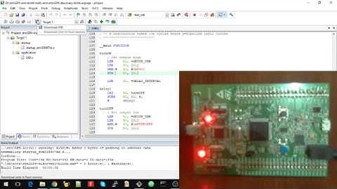 Blink LEDs on STM32F4 with Assembly language