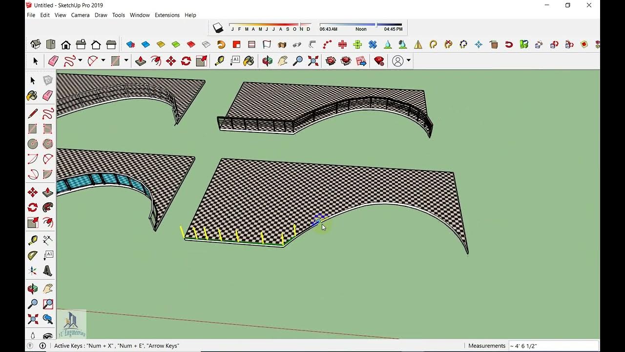 sketchup Plugin အသုံးပြု၍ Railing အလွယ်တကူ ဆွဲသားနည်း YouTube