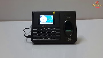 Realtime Eco C101 Biometric Attendance Machine Walk Through