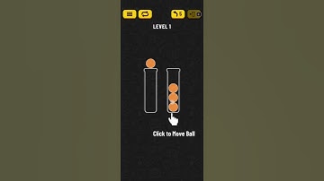 Ball sort puzzle level 1